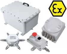 Взрывозащищенные коммутационные коробки и посты управления